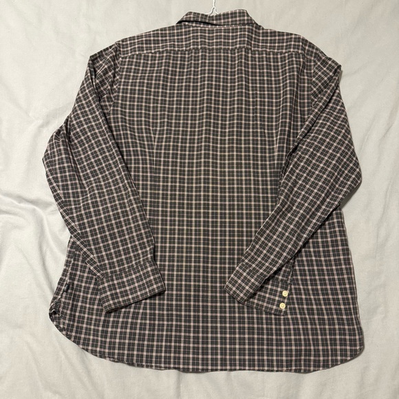 John Varvatos Black and White Checkered Shirt - Picture 6 of 8